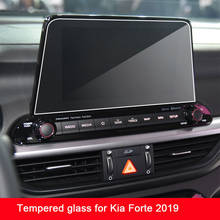 Car Screen tempered glass Protective Film For Kia Forte 2019 2020 GPS Navigation Touch Center Display Auto Interior Accessories 2024 - buy cheap