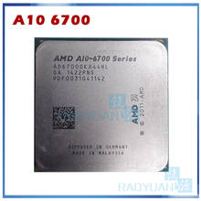 AMD A10-Series A10 6700 A10 6700K A10-6700 3,7 Ghz 65W Quad-Core CPU AD6700OKA44HL AD67000KA44HL Socket FM2 2024 - купить недорого