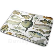 Adolphe-alfombrilla antideslizante con estampado de peces Poissons para dormitorio, tapete con diseño de pez Poisson, ideal para pescar en dormitorio 2024 - compra barato