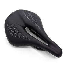 NEW PU + 3k carbon fiber + leather bicycle saddle cushion for mountain bike road bicycle saddle bicycle accessories 2024 - buy cheap