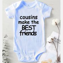 Clothing for Babies Printing Cousins Best Friend Kids Outfits Toddler Girls Winter Clothes Cotton Newborn Boy 2024 - buy cheap