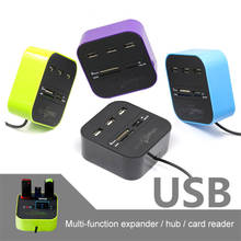 CHYI Multi USB Combo USB 2.0 Hub 3 Ports With SD/TF Card Reader USB Hab Splitter Adapter For Computer PC Laptop Desktop 2024 - buy cheap
