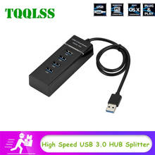 HUB USB 3,0 de 4 puertos de alta velocidad, divisor de concentrador USB 3,0 de expansión para PC de escritorio, adaptador de ordenador portátil, concentrador USB 3,0 de alta calidad 2024 - compra barato