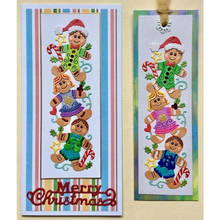 Feliz natal gingerbread homem metal corte dados diy artesanato scrapbooking cartão álbum de fotos fazendo gravação suprimentos 2020 2024 - compre barato