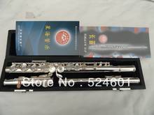 Hot Xinghai Professional Students Series 16 Holes Plus E Key Split Obturator Silver-plated Flute Instrument  With Case 2024 - buy cheap