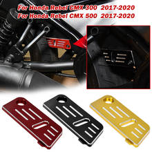 Motorcycle Accessories CNC Rear Brake Fluid Reservoir Guard Cover for Honda 2017 2018 2019 2020, CNC aluminum, for Honda Rebel CMX 500/300 CMX500 CMX300 2017 2018 2019 2020 2024 - buy cheap