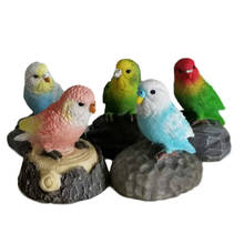 Birds Head Sculpture Simulation Parrot Home Decor Resin Crafts Furnishings Animals Figurines Office Home Decoration Accessories 2024 - buy cheap