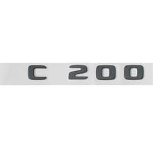 Preto tronco letras número c 200 emblemas emblemas para mercedes c200 2017 + 2024 - compre barato