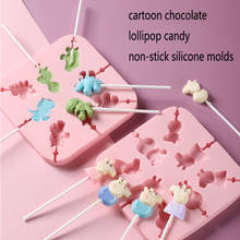 8 Holes Silicone Lollipop Molds Chocolate Candy Mold With 20Pcs Sticks SugarCraft Baking Fondant Cake Decorating Tools 2024 - buy cheap