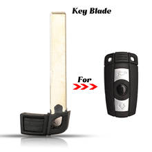 jingyuqin 10pcs Replacement Remote Car Key Blade Fob For BMW E90 E60 E91 E92 Key Fob 1 3 5 6 7 Series Uncut Blade 2024 - buy cheap
