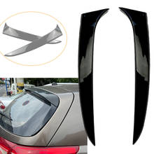 2 spoiler traseiro para janela de carro, abs, tampa de guarnição, decoração para kia sportage r 2011 2012 2013 2014 2015, preto brilhante 2024 - compre barato