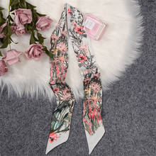 Роскошный брендовый женский шарф в стиле кантри-Гарден, обтягивающие шарфы, новый дизайн 2020, шелковый шарф, женский платок, платок для запястья 2024 - купить недорого
