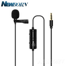 YC-VM20 3.5mm Audio Video Record Lavalier Lapel Clip Microphone for iPhone Android Mac Vlog Mic for DSLR Camcorder Recorder 2024 - buy cheap