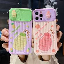 Japanese Korean juice bottle soft Case For iPhone 11 12 Pro Max mini 7 8 Plus XR X XS MAX SE phone cover Lens protection fundas 2024 - buy cheap