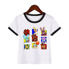 Детская футболка с принтом «пять ночей у Fnaf» 2024 - купить недорого