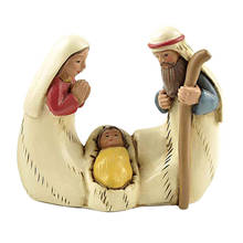 Figuritas de Navidad católica, artesanía de nacimiento de Jesús, decoración de resina, adornos de Dios, regalos de amigos, decoración del hogar 2024 - compra barato