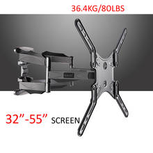 Brazo movible de pared para TV LCD P5, mecanismo de elevación retráctil de movimiento completo, VESA400X400 200X200, 6 brazos, 32 "-52" 42 "50" 2024 - compra barato