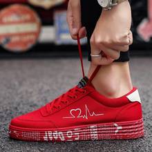 Plus Size Platform Canvas Sneakers Men Running Shoes Man Sport Shoes Women Sports Shoes Man Red Tennis Male Basket Toning B-665 2024 - buy cheap