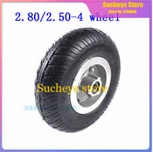 Free shipping Good Quality 2.80/2.50-4 Tire Solid Wheel 9 Inch for Electric Scooter Trolley Trailer and Wheelchair Hand Truck 2024 - buy cheap