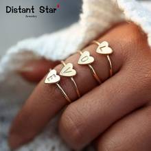 hot sale simple diy letters rings adjustable Engagement Rings for Women exquisite jewelry Wedding rings female accessories gift 2024 - buy cheap