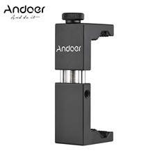 Andoer-soporte metálico para teléfono inteligente, Clip con zapata fría, reemplazo de rosca de 1/4 pulgadas para iPhone, Samsung, Huawei 2024 - compra barato