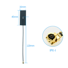 Antena de parche flexible FPC integrada de 433MHz, cable IPEX de 12cm, ganancia omnidireccional, módulo Lora de 2dbi, transmisión digital inalámbrica 2024 - compra barato