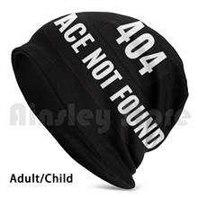 404 Face Not Found Beanie Hedging Cap DIY Print Cushion Covif19 Trump Stay Away Keep Distance Summer2021 2021suck Love 2024 - buy cheap