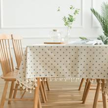 Floral Printed Cotton Linen Rectangle Tablecloth Pastoral Home Kitchen Dining Wedding Table Cover Decoration Tapete 2024 - buy cheap