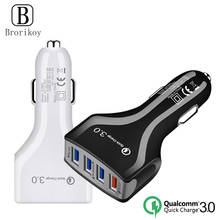 QC3.0 4 USB Car-Charger Quick Charging 35W 3A Adapter for Huawei Xiaomi Samsung USB Car Fast Charge for Type-C Micro Cable 2024 - buy cheap