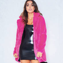 Autumn Winter Faux Fur Coat Women Warm  Long Faux Fur Coat Jacket Parka Outer 2024 - buy cheap