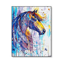 OSH-pintura de diamante 5D DIY de animales, bordado de diamantes cuadrados/redondos, punto de cruz de mosaico de cerdo y elefante, búho y caballo 2024 - compra barato