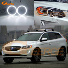 For Volvo XC60 2014 2015 2016 2017 facelift HEADLIGHT Ultra bright SMD LED Angel Eyes halo rings kit Day Light Car Accessories 2024 - buy cheap