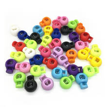 20pcs Colorful Plastic Ball Round Cord Lock Spring Stop Toggle Stopper Clip For Sportswear Shoes Rope DIY Cord Lanyard Parts 2024 - buy cheap