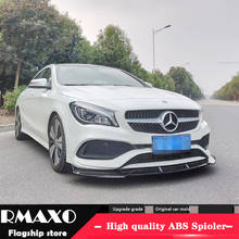 Para benz w117 abs amortecedor traseiro difusor protetor para 2016-2018 benz cla corpo kit pára-choques traseiro frente pá lábio spoiler traseiro 2024 - compre barato