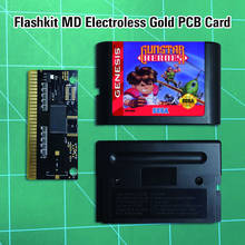 Gunstar Heroes - Flashkit MD Electroless Gold PCB Card 16 bit MD Games Cartridge For MegaDrive Genesis console 2024 - buy cheap