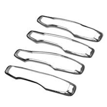 New4Pcs Car Door Handle Trim Decoration Is Suitable for Volvo XC60 XC90 S90 V90 2018 2019 2020 Chrome Accessories 2024 - buy cheap