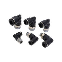 PL Pneumatic Fitting 4mm-12mm Hose OD 1/8" 1/4" 3/8" 1/2" M5 Pneumatic Tube Elbow Male Thread Connector Tube Air Push In Fitting 2024 - buy cheap