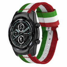 20MM 22MM Strap For Ticwatch Pro 2020/Pro 3 GPS/E2/S2 Smart Watch Band NylonStraps For TicWatch E Tic Watch 2 C2 Black Correa 2024 - buy cheap