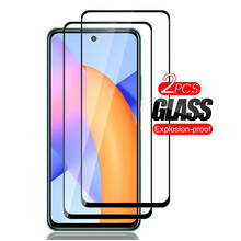 honor 10xlite glass 2pcs tempered glass for huawei honor 10x lite light 6.67'' smartphone display screen protectors film cover 2024 - buy cheap