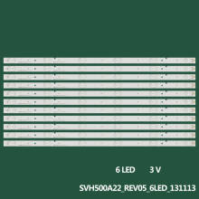 11PCS LED strip for Hisense HD500DF-B57/S0 50K23DG 50K22DG 50H5G 50K20DG 50H3 NS-50D550NA15 LBM500P0601-R-1 SVH500A22_REV05_6LED 2024 - buy cheap