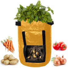 Potato Grow Container Bag DIY Planter PE Cloth Planting Vegetable Gardening Thicken Vegetable Pot Planting Grow Bag Garden Tool 2024 - buy cheap