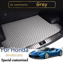 High quality Waterproof Car Trunk Mats For Honda CR-V CRV 2012 2013 2014 2015  Cargo Liner Leather Pet Mat Carpets Kit 2024 - buy cheap