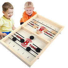 2020 Battle 2 in 1 Hockey Game Sling Puck Game Board Game Fast Paced Adult Kids 2024 - buy cheap