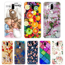 Funda de silicona para LG G7 ThinQ, carcasa suave de TPU para LG G7 Coque on LGG7 G 7 bumpre, funda de teléfono con dibujos animados de flores a prueba de golpes 2024 - compra barato