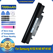 7000MaH Battery For Samsung N150 N148 NP-N148 Series AA-PB2VC3B NP-N150 NT-N148 Series AA-PB2VC6BE N210 N218 N220 N143 N145 N148 2024 - buy cheap