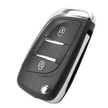 2 Button Key Fob Case Flip Folding Car Key Shell Remote Car-styling For Peugeot 107 207 307 307S 308 407 607 2BT DKT0269 2024 - buy cheap