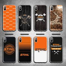 Stihl-capa de celular para iphone, ideal para modelos iphone 12 pro, max, 11 pro, xs, max, 8, 7, 6, 6s plus, x, se 2020, xr 2024 - compre barato