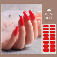 Pegatinas para uñas de estilo japonés, accesorios de decoración de uñas impermeables, 14 puntas, 2021 2024 - compra barato