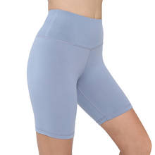 Normov-shorts de ginástica feminino., vestimenta nua, academia, yoga, motociclista, corrida, macio. 2024 - compre barato