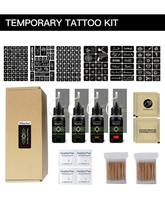 Kit de pintura corporal temporal para tatuaje, suministros de maquillaje, Natural, resistente al agua, larga duración, 1 Juego 2024 - compra barato